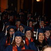 Graduates seated during convocation